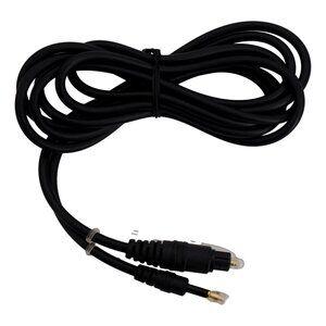 Insignia 6 Toslink to mini Toslink Chromecast Audio Optical Cable Black NS-HZ511